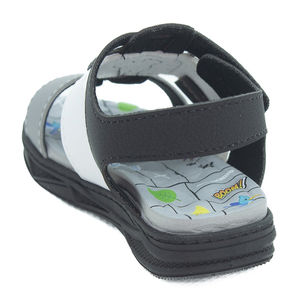 Sandália Infantil Menino Molekinho 2140.960 - Preto Preto 3