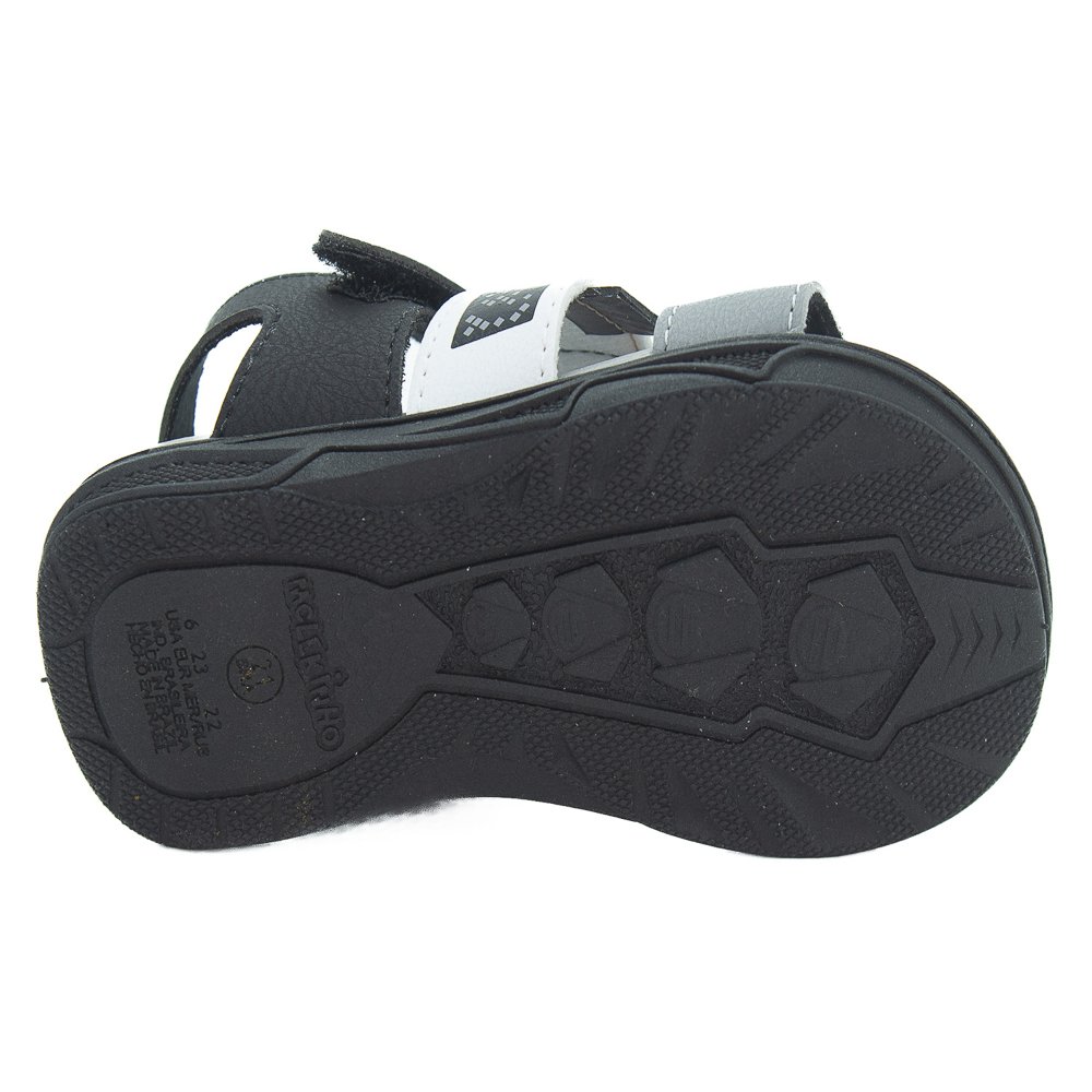Sandália Infantil Menino Molekinho 2140.960 - Preto Preto 4