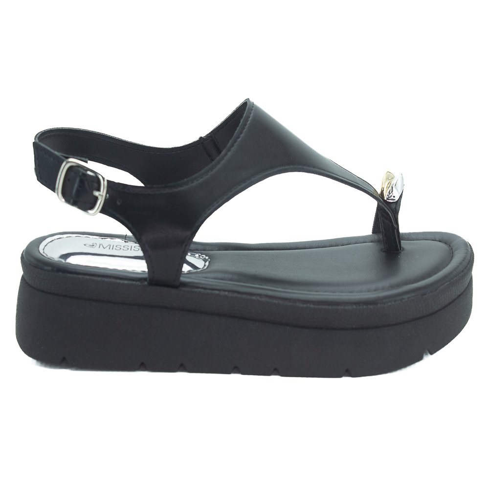 Sandália Feminina Mississipi Mf483 - Preto
