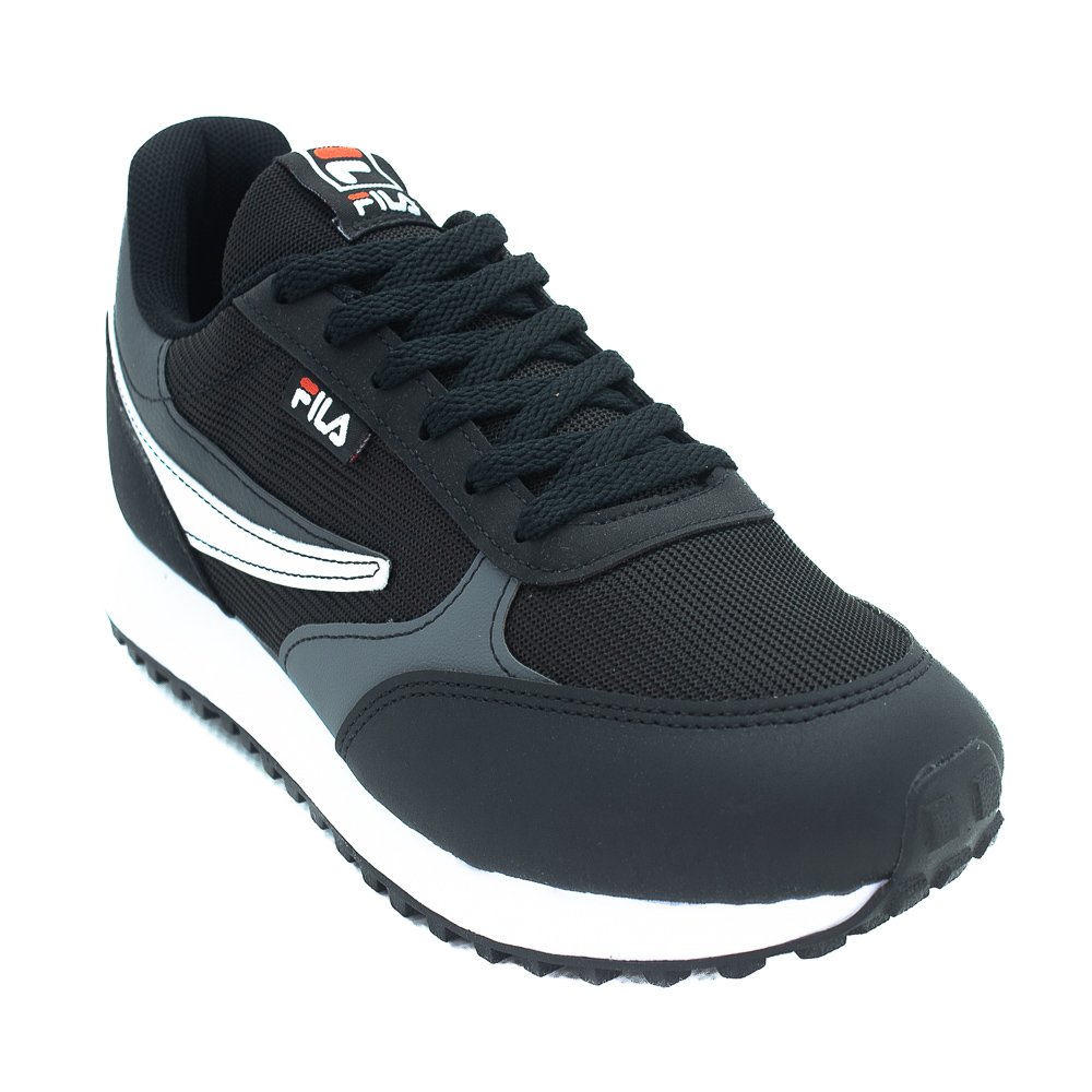 Tênis Masculino Fila Renno Classic - Preto Preto 2