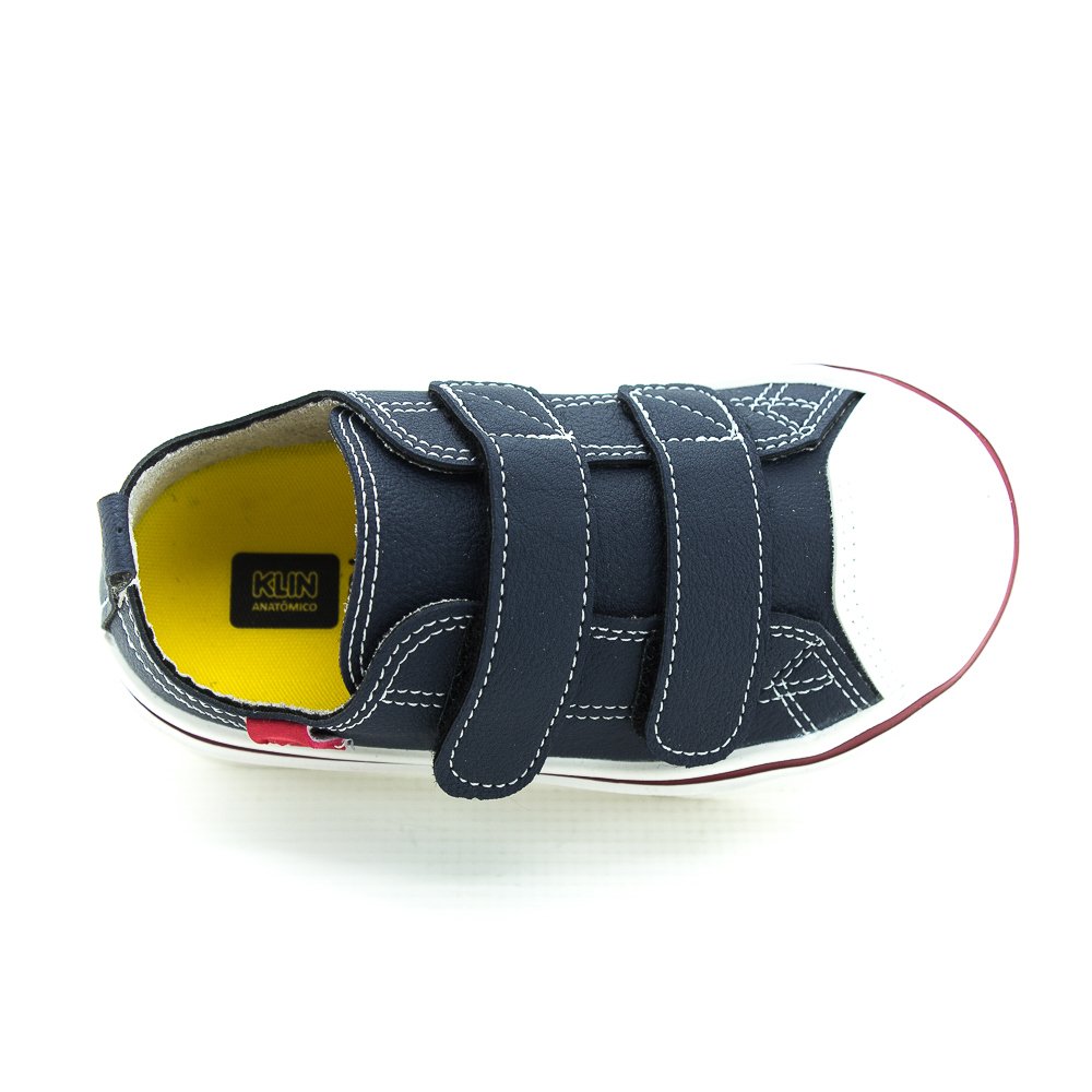 Tênis Infantil Menino Klin Freestyle Mini - Azul E Vermelho Azul/Vermelho 5