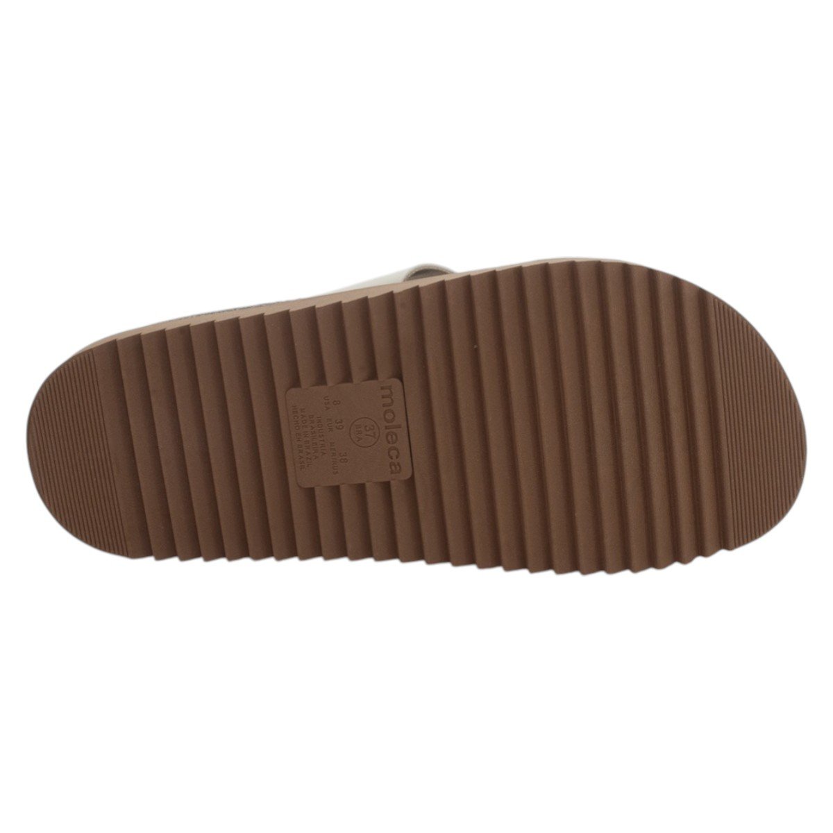 Papete Feminina Moleca 5500.100 - Off White Branco 4