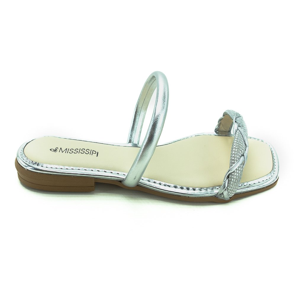 Rasteira Feminina Mississipi Mi951 - Prata