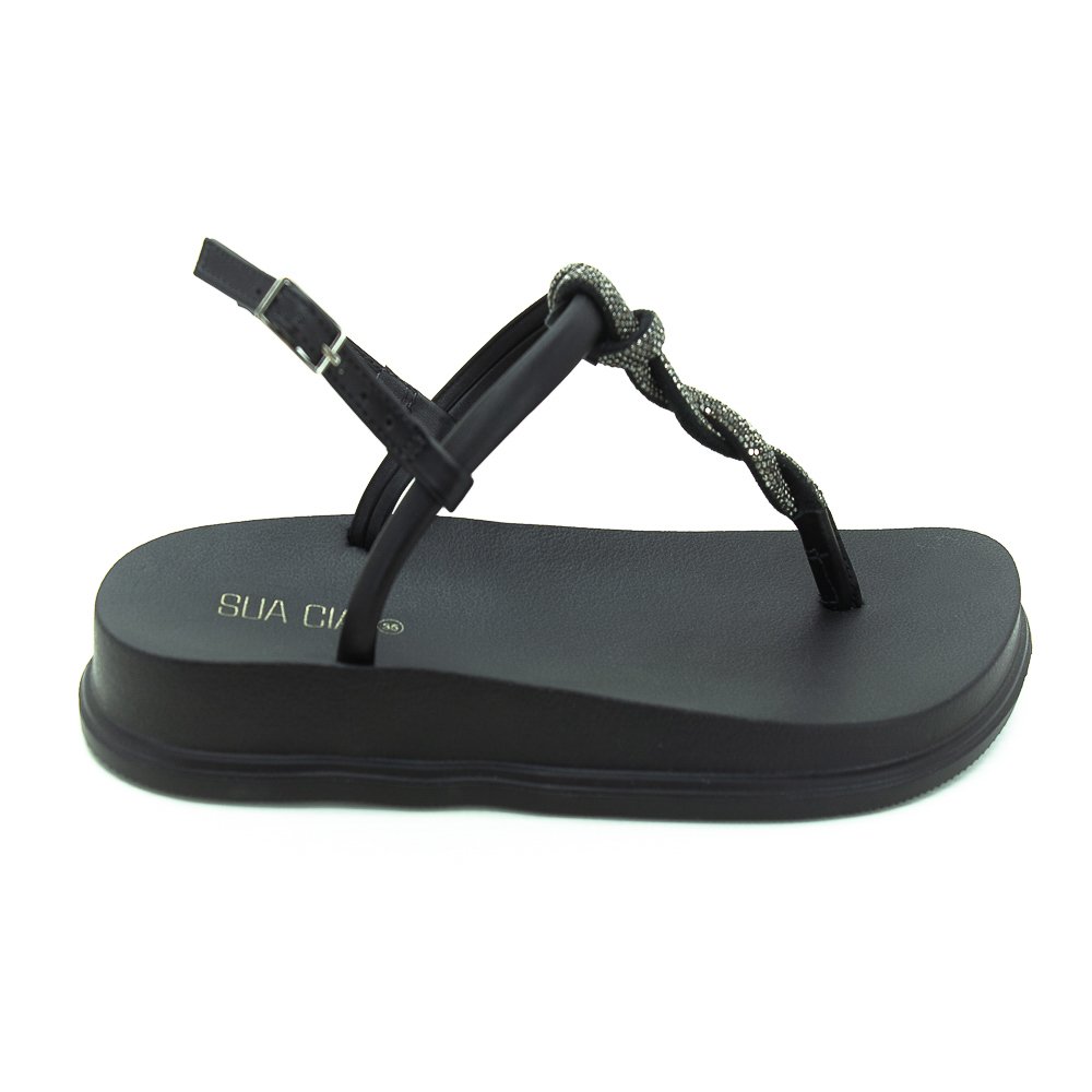 Sandália Feminina Sua Cia 8366.15766 - Preto