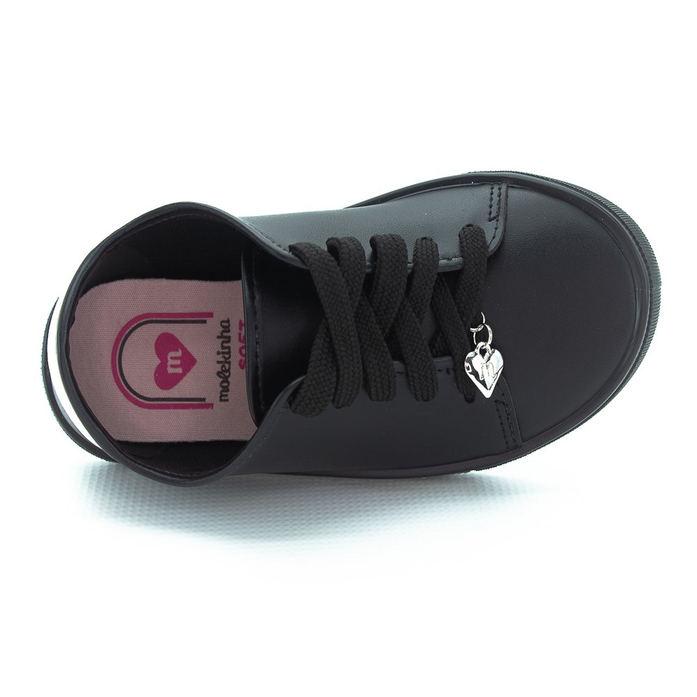 Tênis Infantil Menina Molekinha 2524.847 - Preto Preto 5