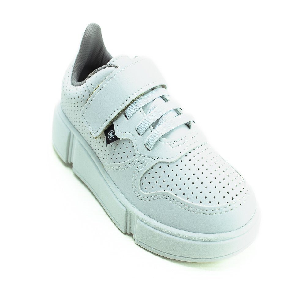 Tênis Infantil Menino Molekinho 2838.117 - Branco Branco 2