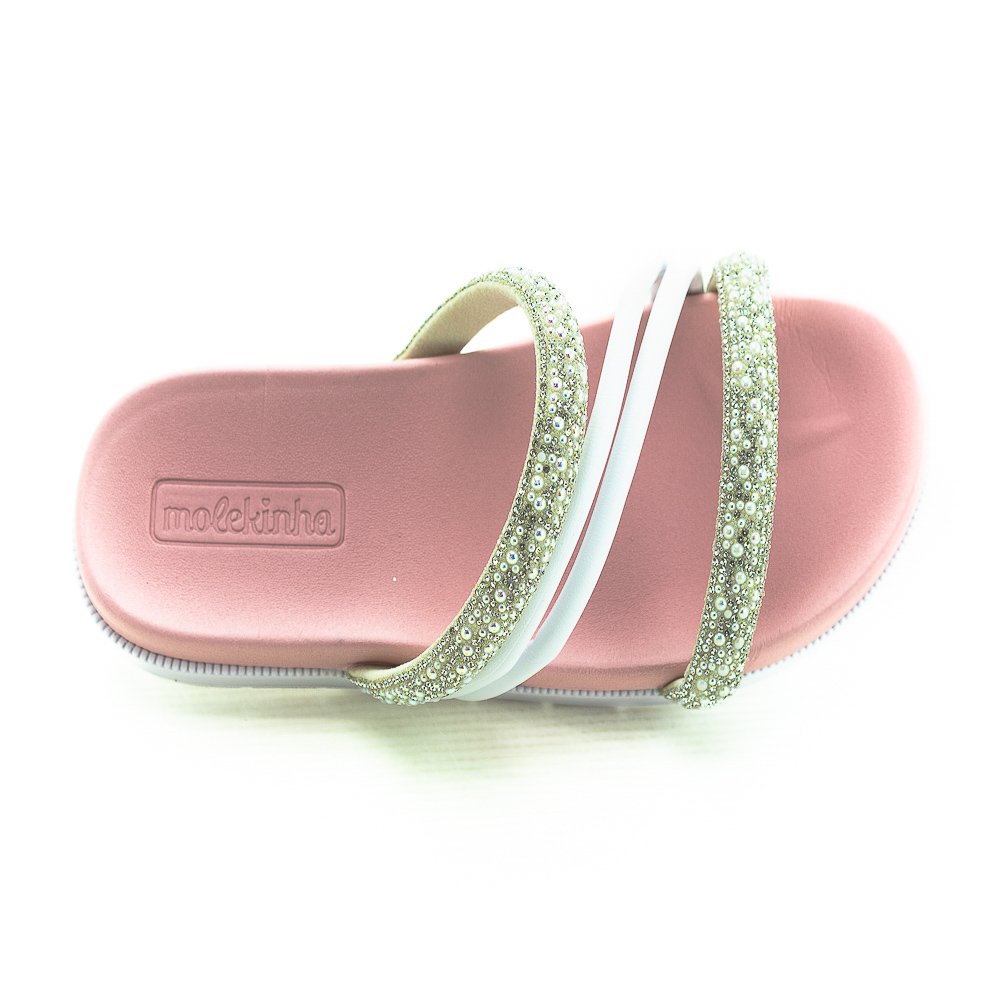 Papete Infantil Menina Molekinha 2352.107 - Branco Branco 5