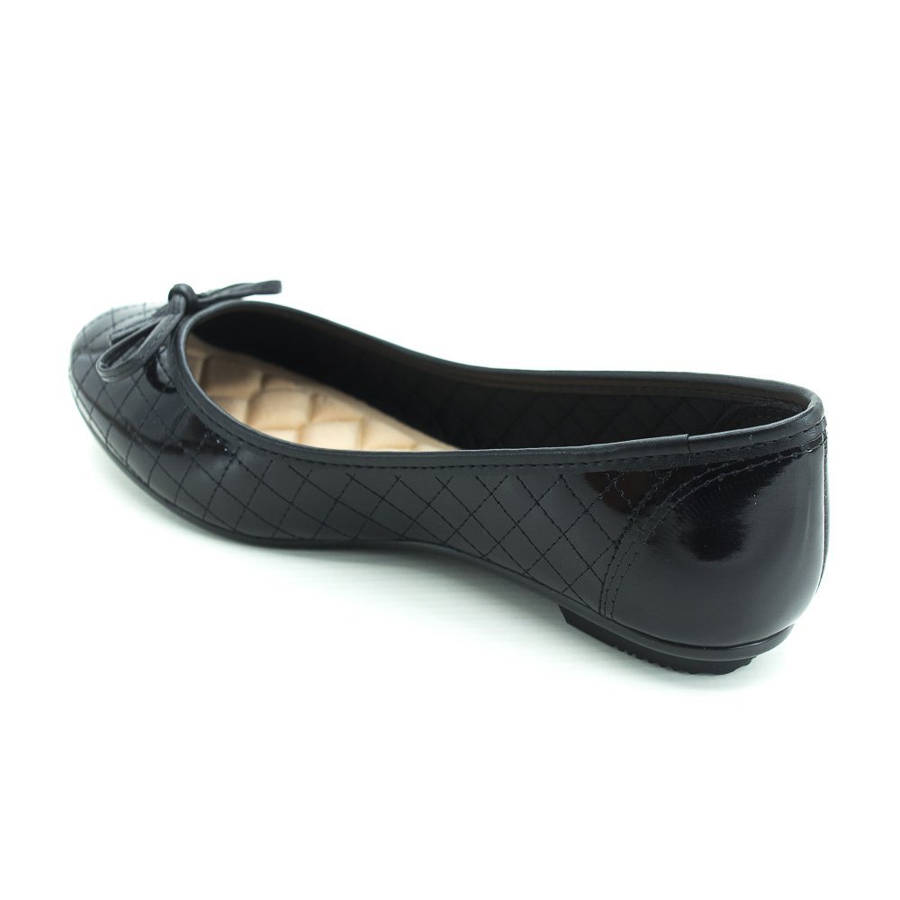 Sapatilha Feminina Moleca 5027.1466 - Preto Preto 3