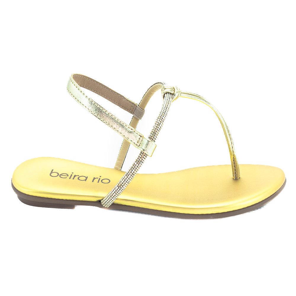 Sandália Feminina Beira Rio 8384.769 - Dourado