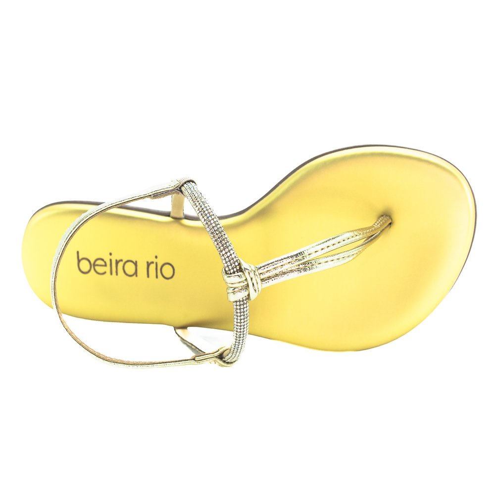Sandália Feminina Beira Rio 8384.769 - Dourado Dourado 5
