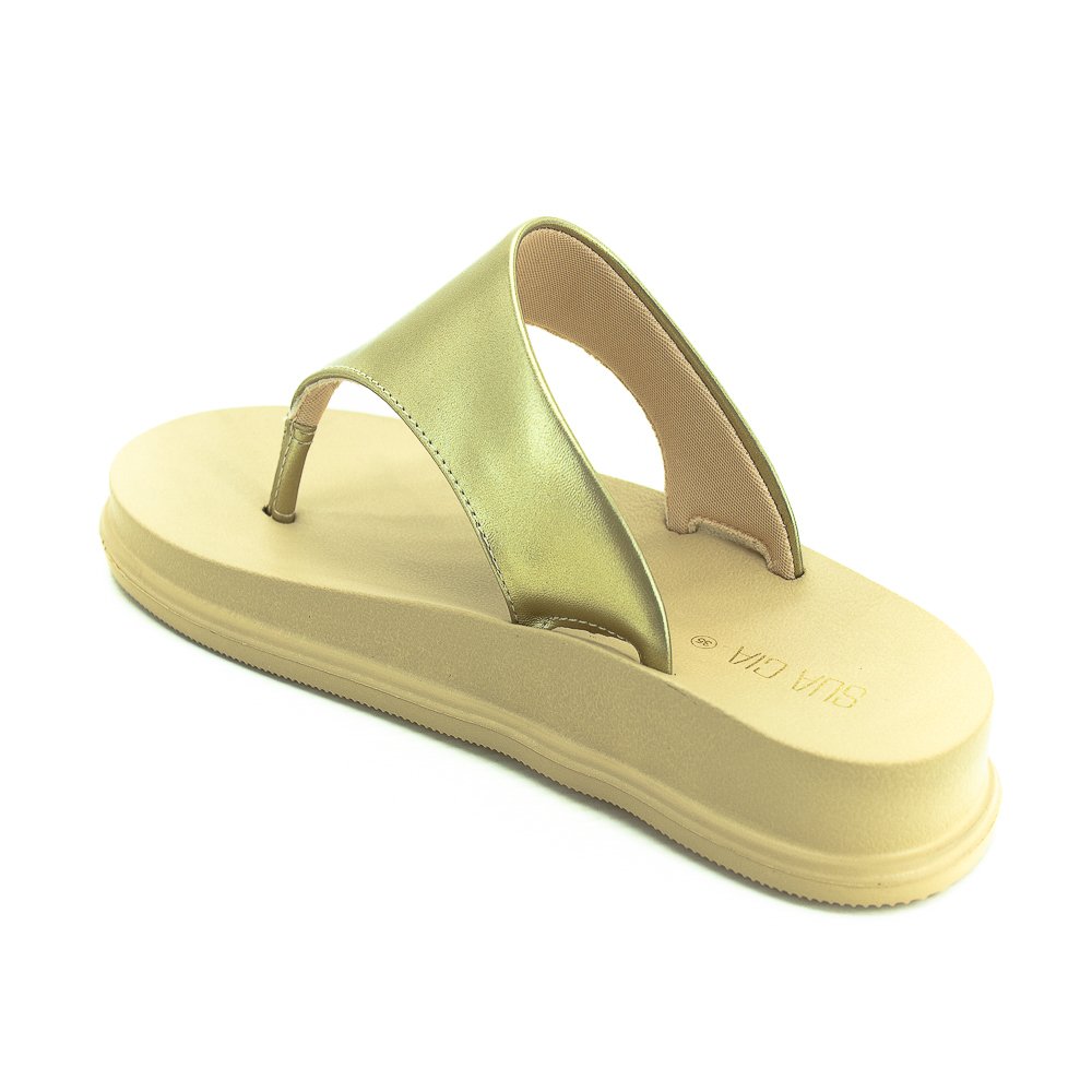 Chinelo Feminino 8366.15744 - Dourada Dourado 3
