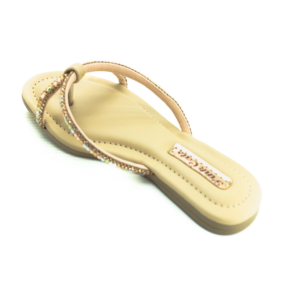 Rasteira Infantil Menina Pink Cats V4571 - Nude Bege 3