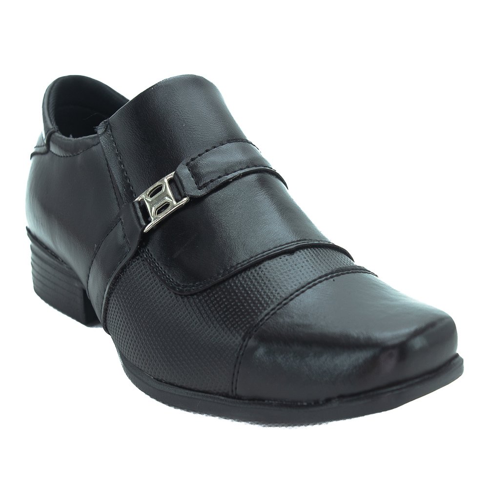 Sapato Social Masculino Maschili 903 - Preto Preto 2