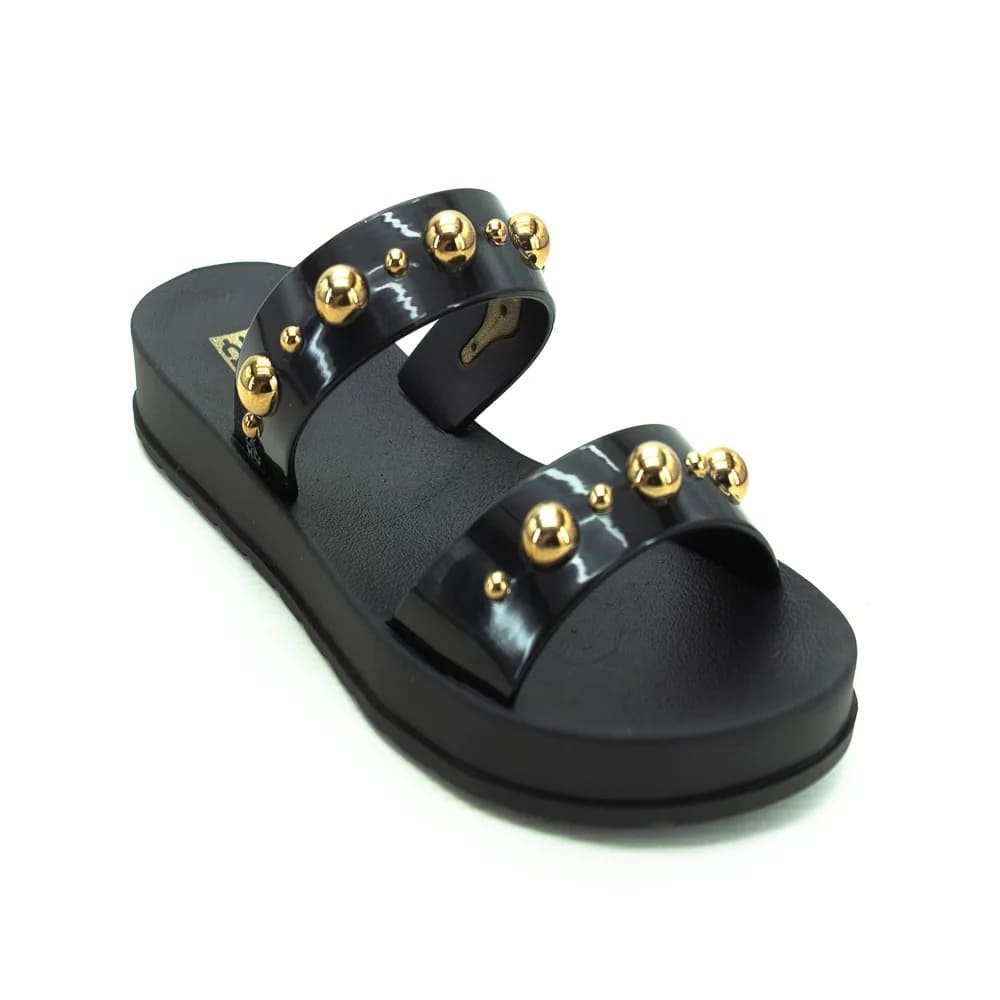 Chinelo Feminino Zaxy Rise AD - Preto Preto 2