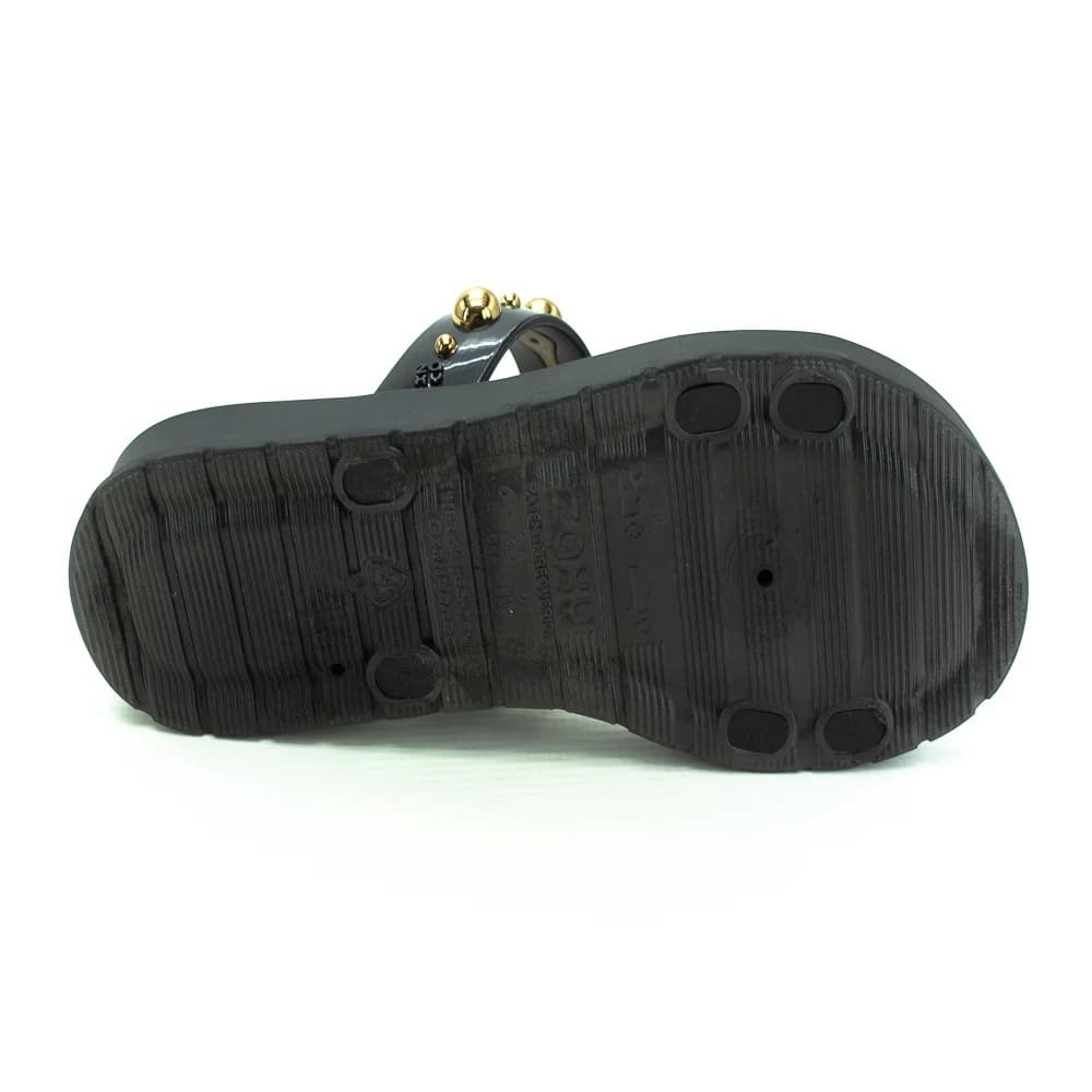 Chinelo Feminino Zaxy Rise AD - Preto Preto 4
