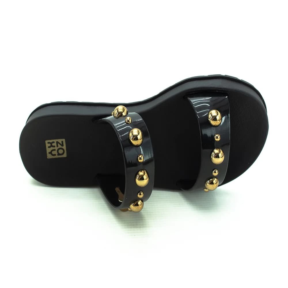 Chinelo Feminino Zaxy Rise AD - Preto Preto 5