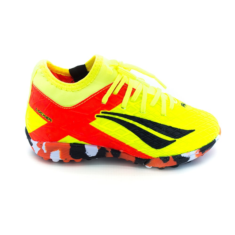 Chuteira Society Infantil Menino Penalty Rx Locker - Amarelo