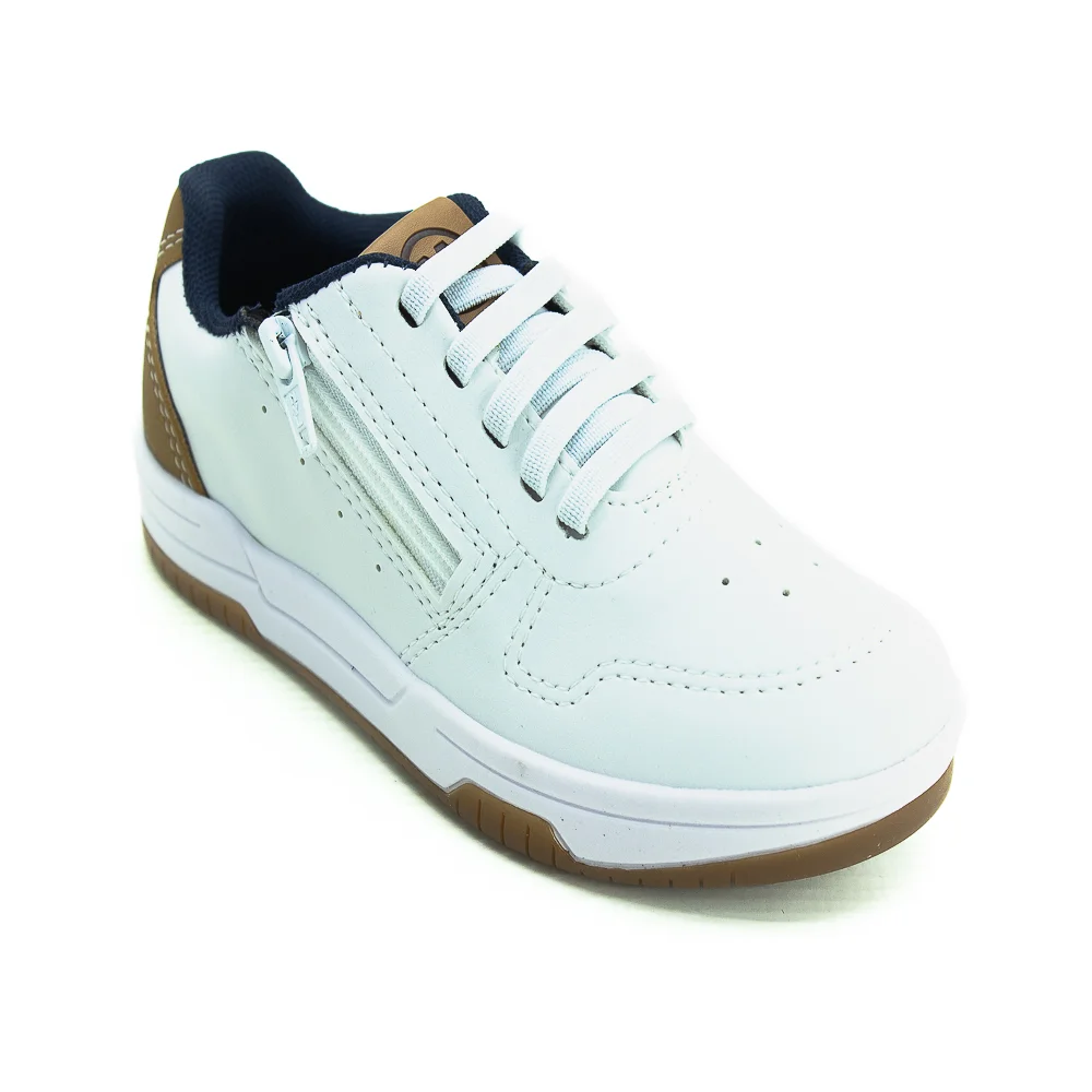 Tênis Infantil Menino Molekinho 2852.102 - Branco Branco 2