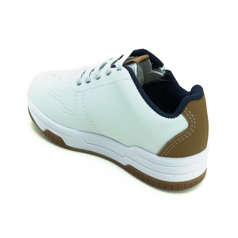 Tênis Infantil Menino Molekinho 2852.102 - Branco Branco 3
