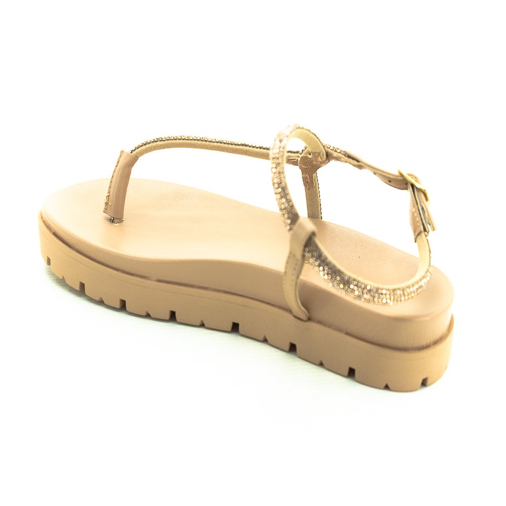 Sandália Feminina Via Marte 102-008-01 - Marrom Marrom 3