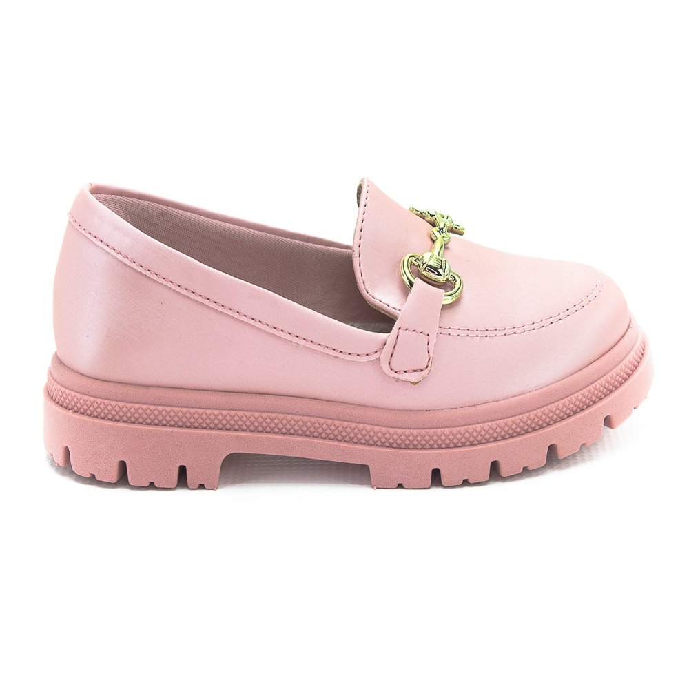 Mocassim Infantil Menina Molekinha 2566.108 - Rosa