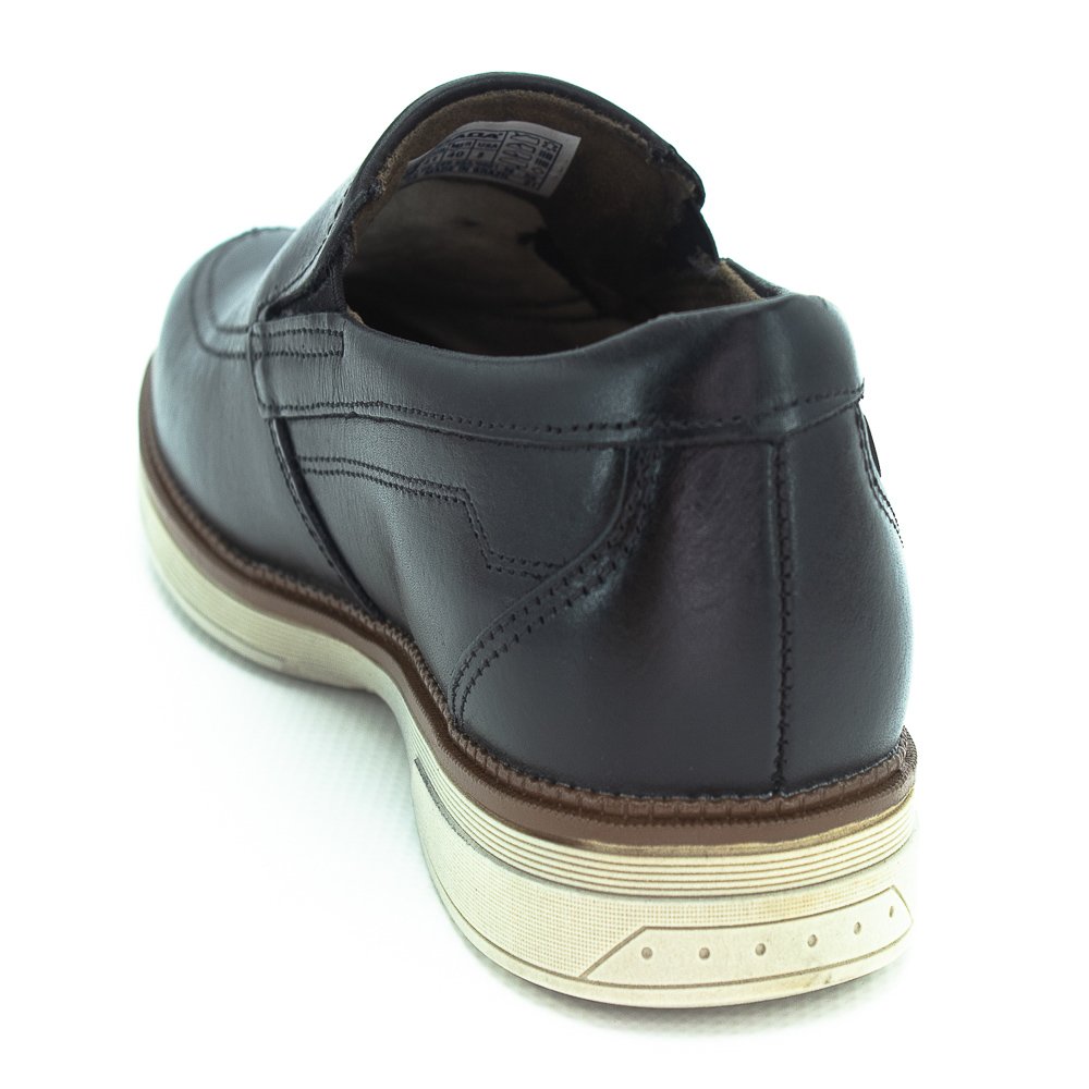 Sapato Masculino Pegada 126703-01 - Preto Preto 3