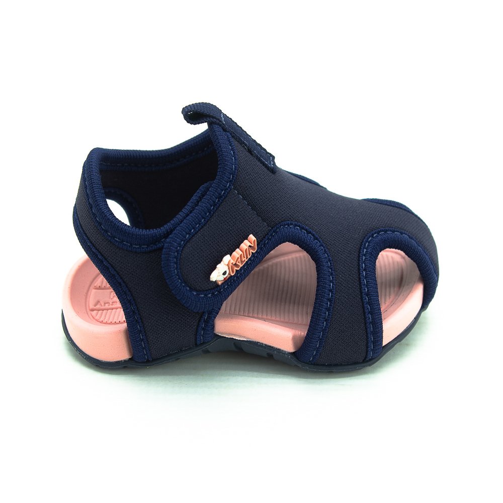 Sandália Infantil Menina Klin Like - Marinho