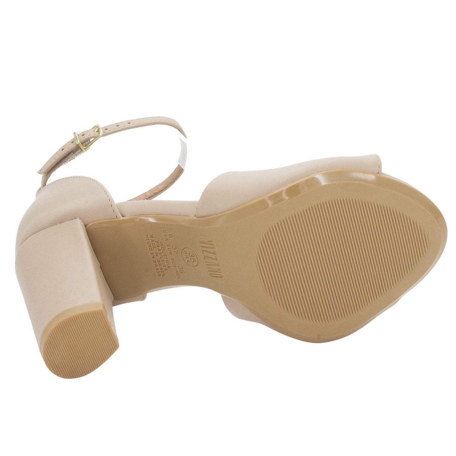 Sandália Feminina Vizzano 6262.406 - Bege Bege 4