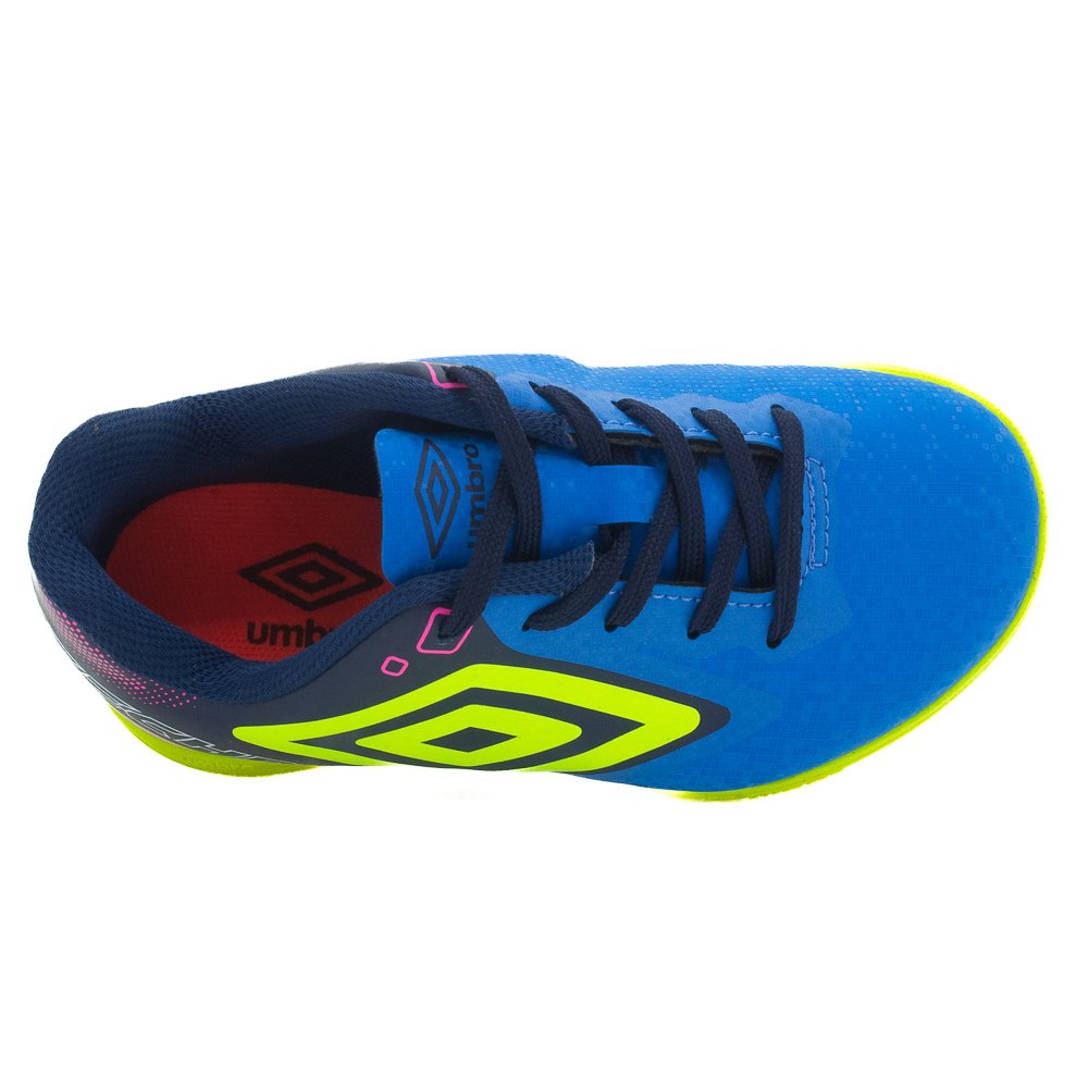 Chuteira Futsal Infantil Menino Umbro Techno II Jr - Azul Azul 5
