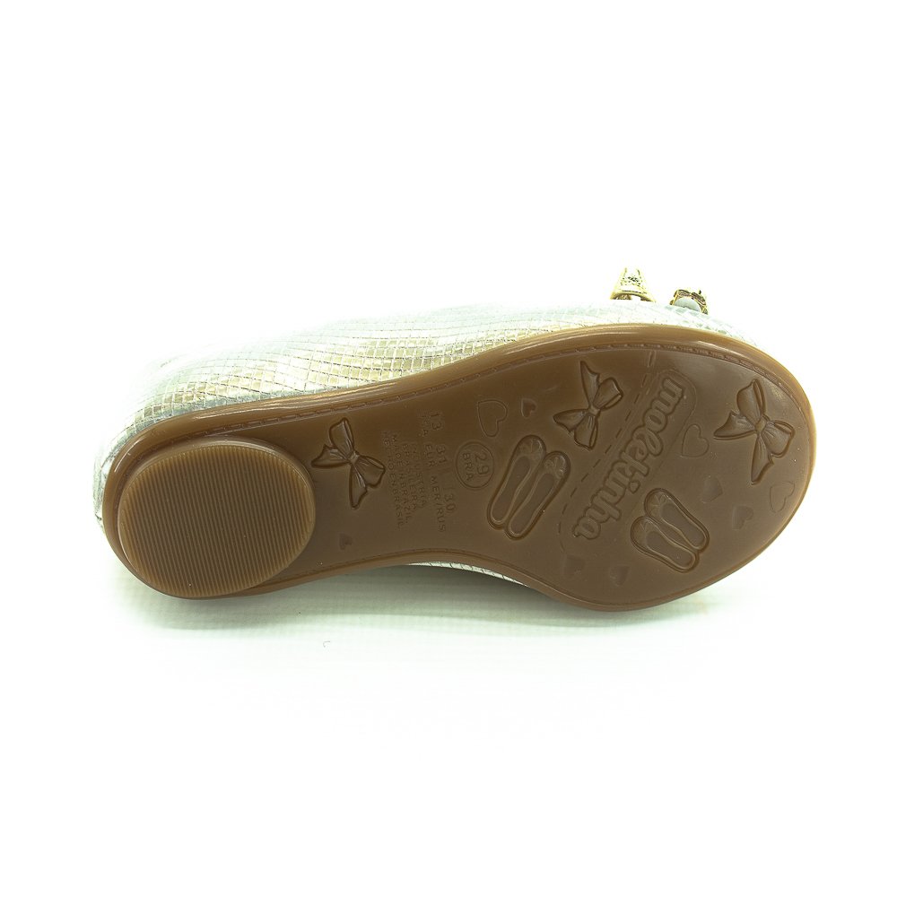 Sapatilha Infantil Menina Molekinha 2083.1106 - Dourado Dourado 2