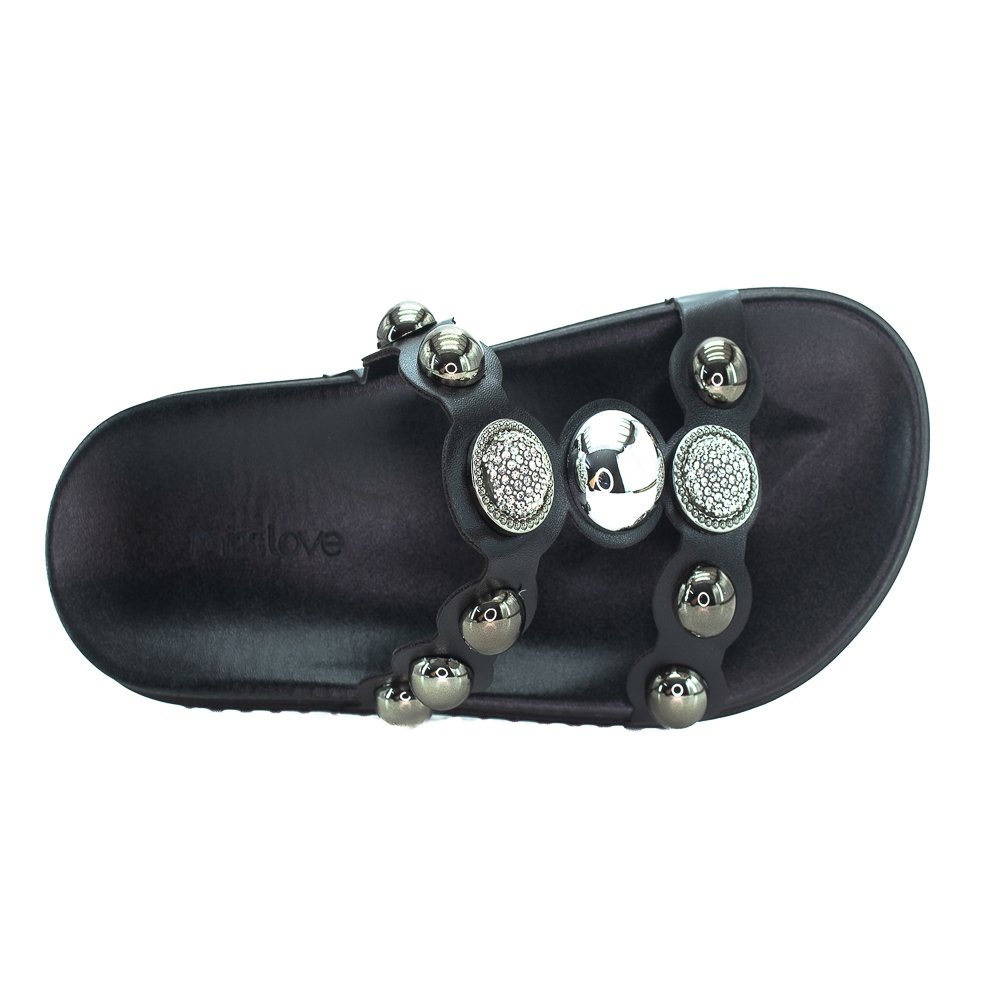 Papete Feminina Miss Love PP-902 - Preto Preto 5