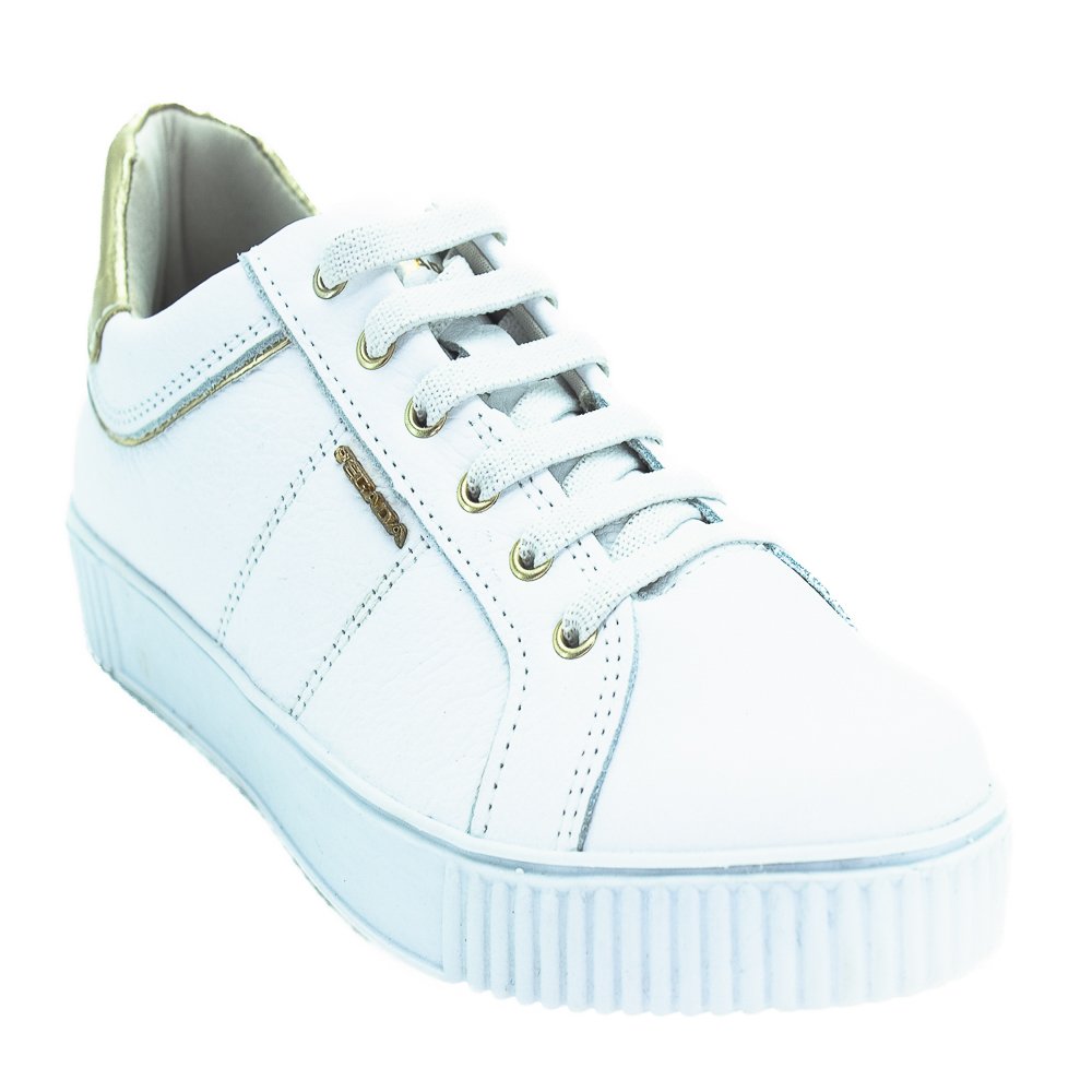 Tênis Feminino Pegada 219018-702 - Branco Branco 2