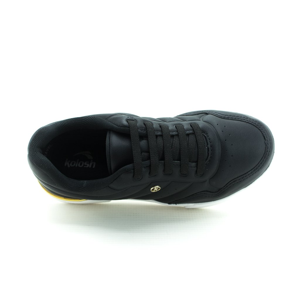 Tênis Feminino Kolosh C3013-0001 - Preto Preto 5