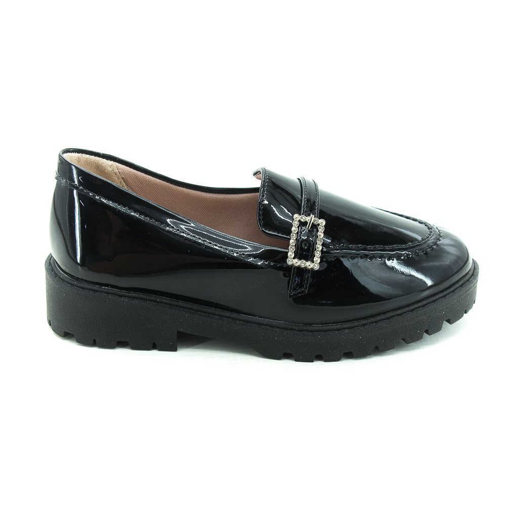 Mocassim Infantil Menina Mini Sua Cia 9168.51837 - Preto