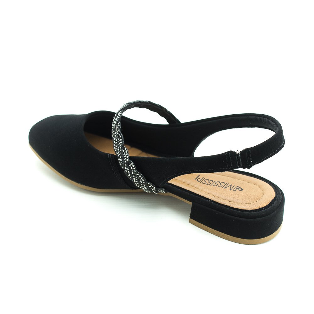 Sapato Feminino Mississipi Ma331 - Preto Preto 3