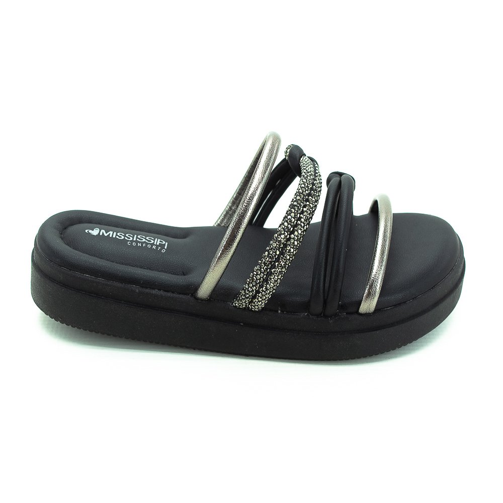 Papete Feminina Mississipi MB511 - Preto