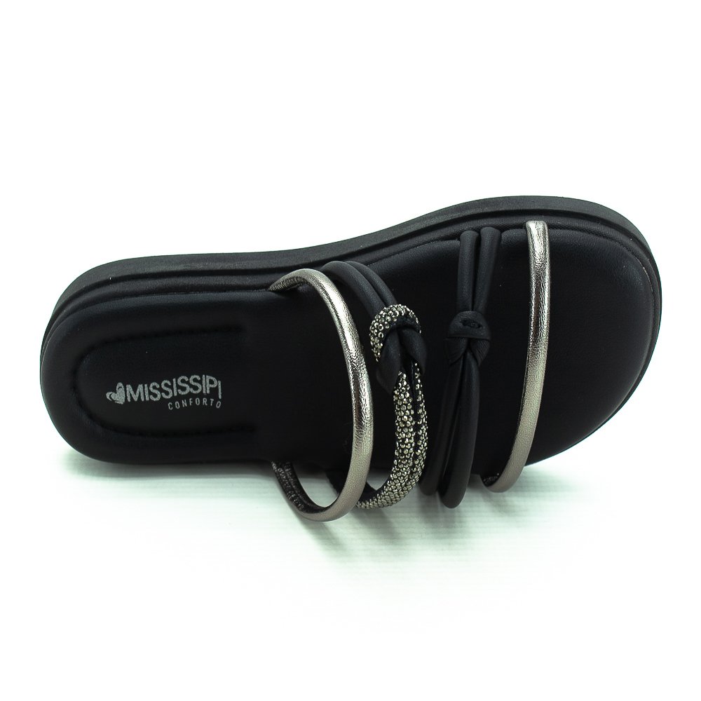 Papete Feminina Mississipi MB511 - Preto Preto 5