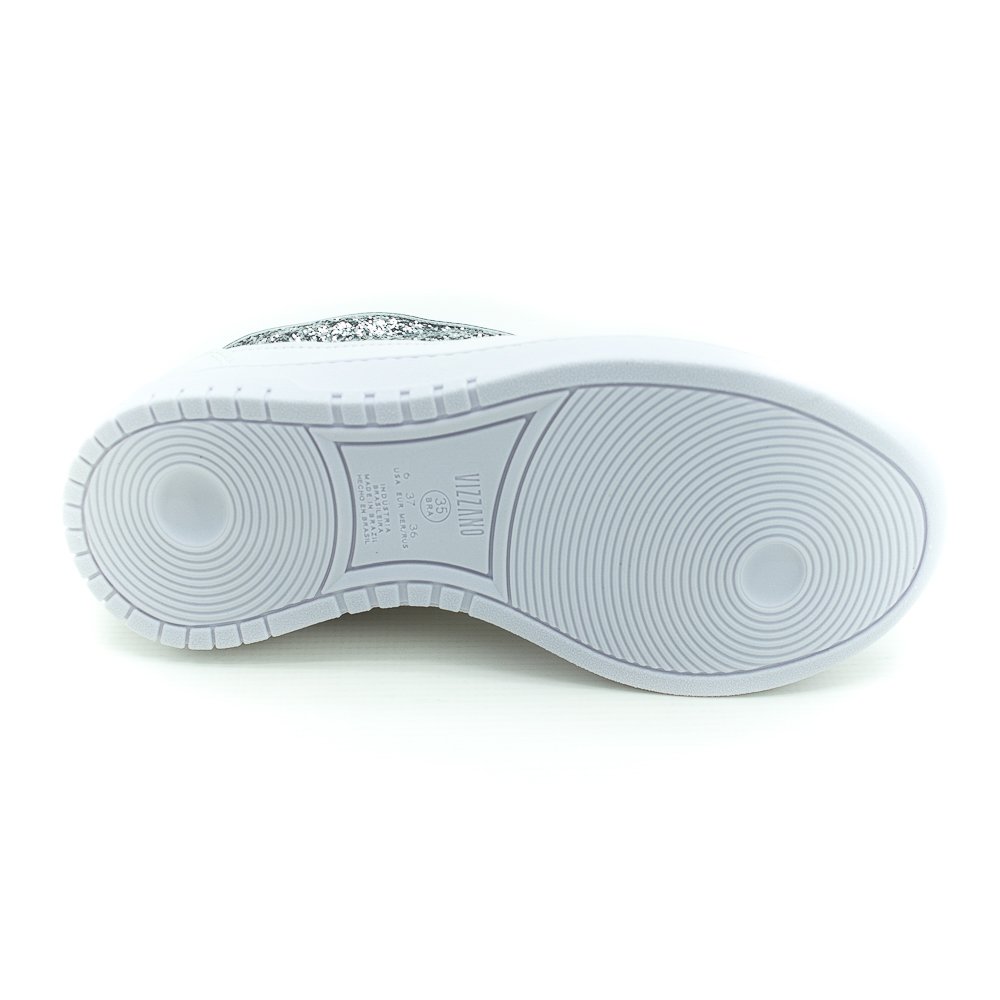 Tênis Feminino Vizzano 1419.105 - Prata E Branco Prata 4