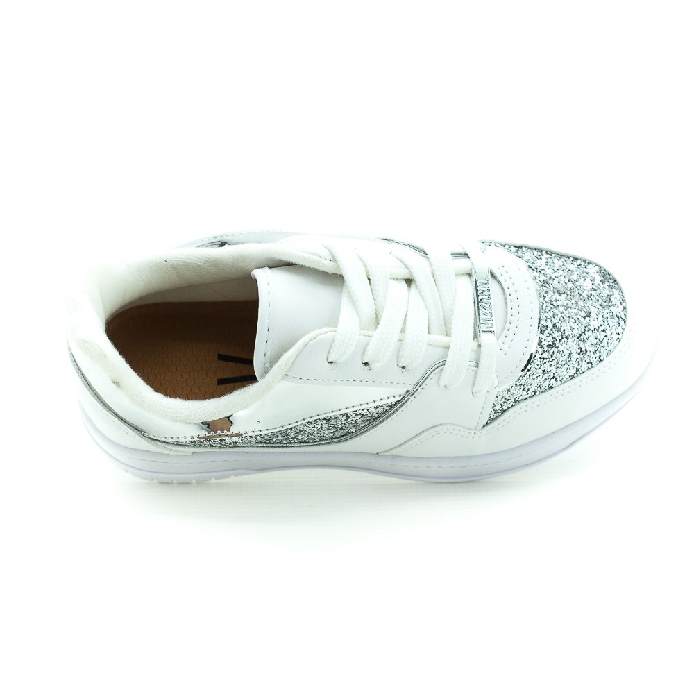 Tênis Feminino Vizzano 1419.105 - Prata E Branco Prata 5