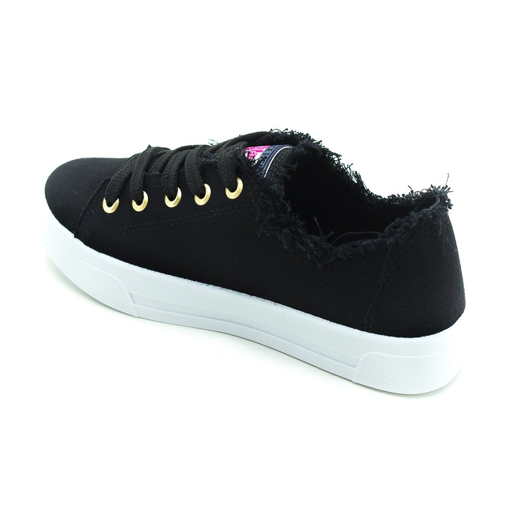 Tênis Feminino Moleca 5667.322 - Preto Preto 3