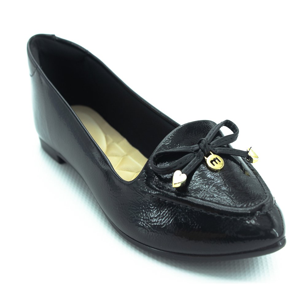 Sapatilha Feminina Moleca 5635.863 - Preto Preto 2