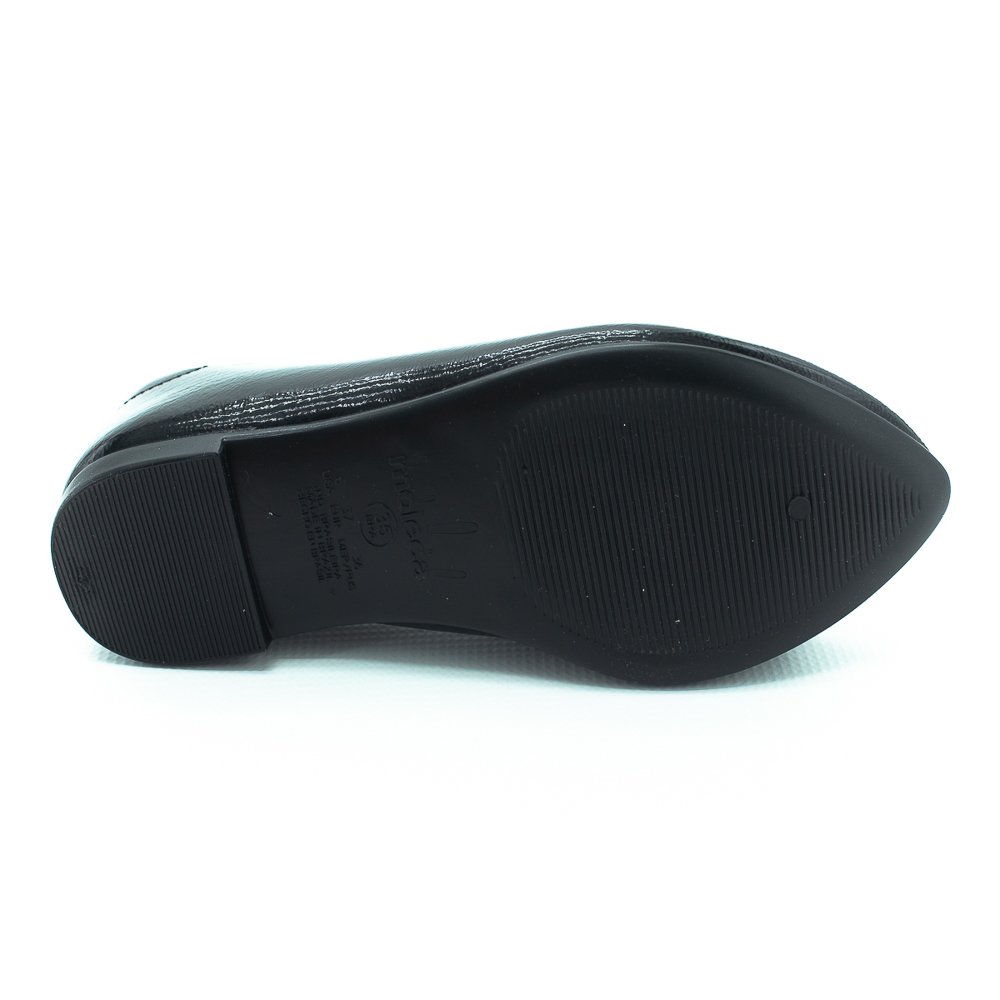Sapatilha Feminina Moleca 5635.863 - Preto Preto 3