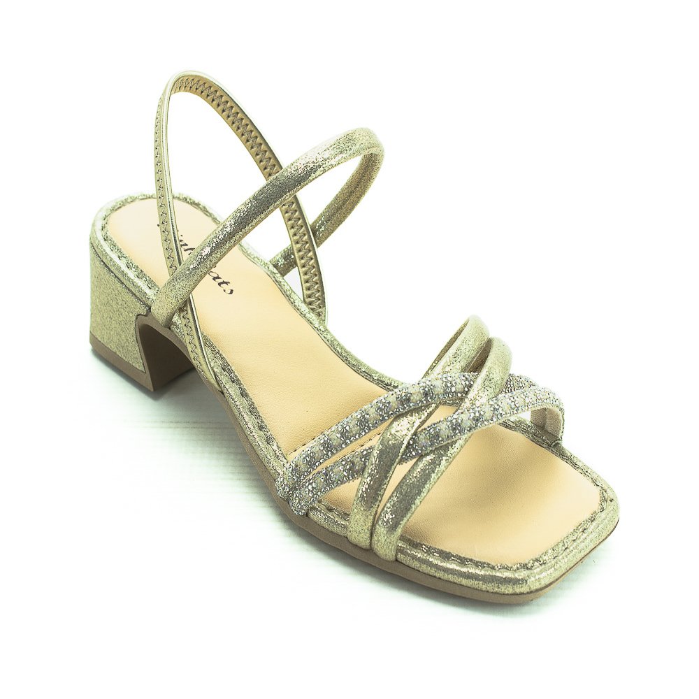 Sandália Infantil Menina Pink Cats V4603 - Dourado Dourado 2