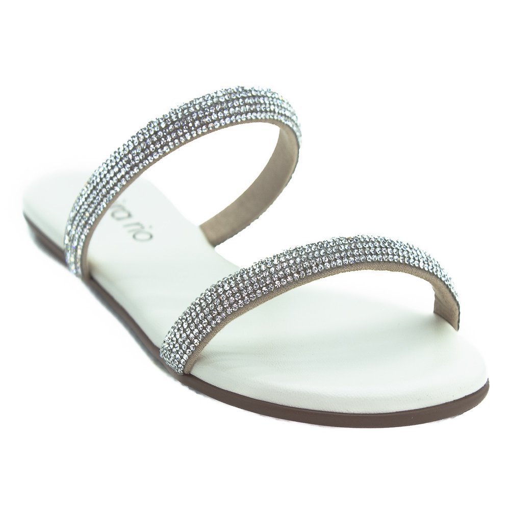 Rasteira Feminina Beira Rio 8384.752 - Branco Branco 2