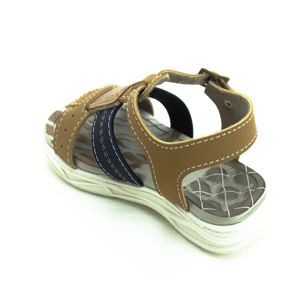 Sandália Infantil Menino Molekinho 2140.750 - Marrom Marrom 3