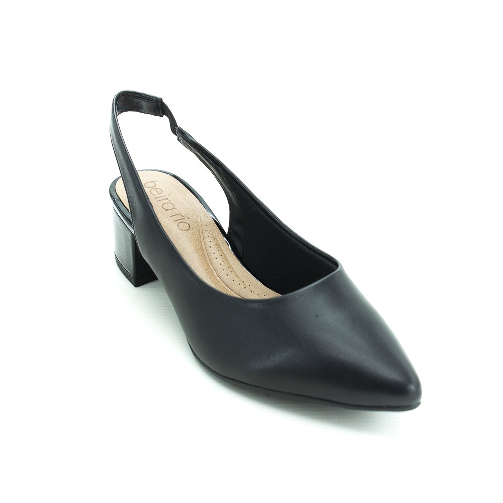 Scarpin Feminino Beira Rio 4182.220 - Preto Preto 2