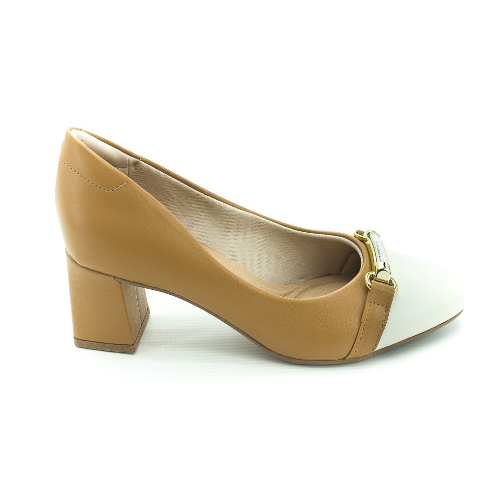 Scarpin Feminino Beira Rio 4314.103 - Marrom Marrom 2