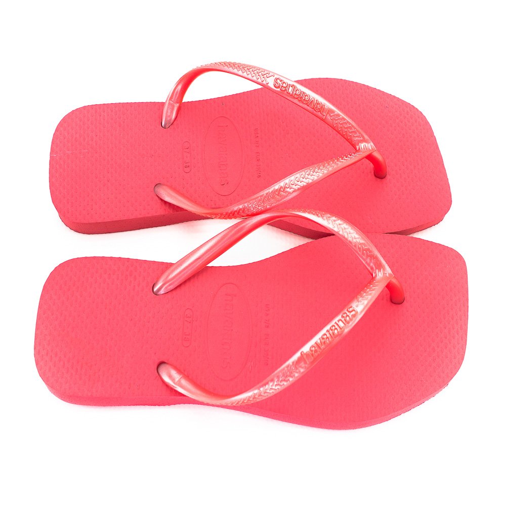 Chinelo Feminino Havaianas Slim Square - Rosa Rosa 2