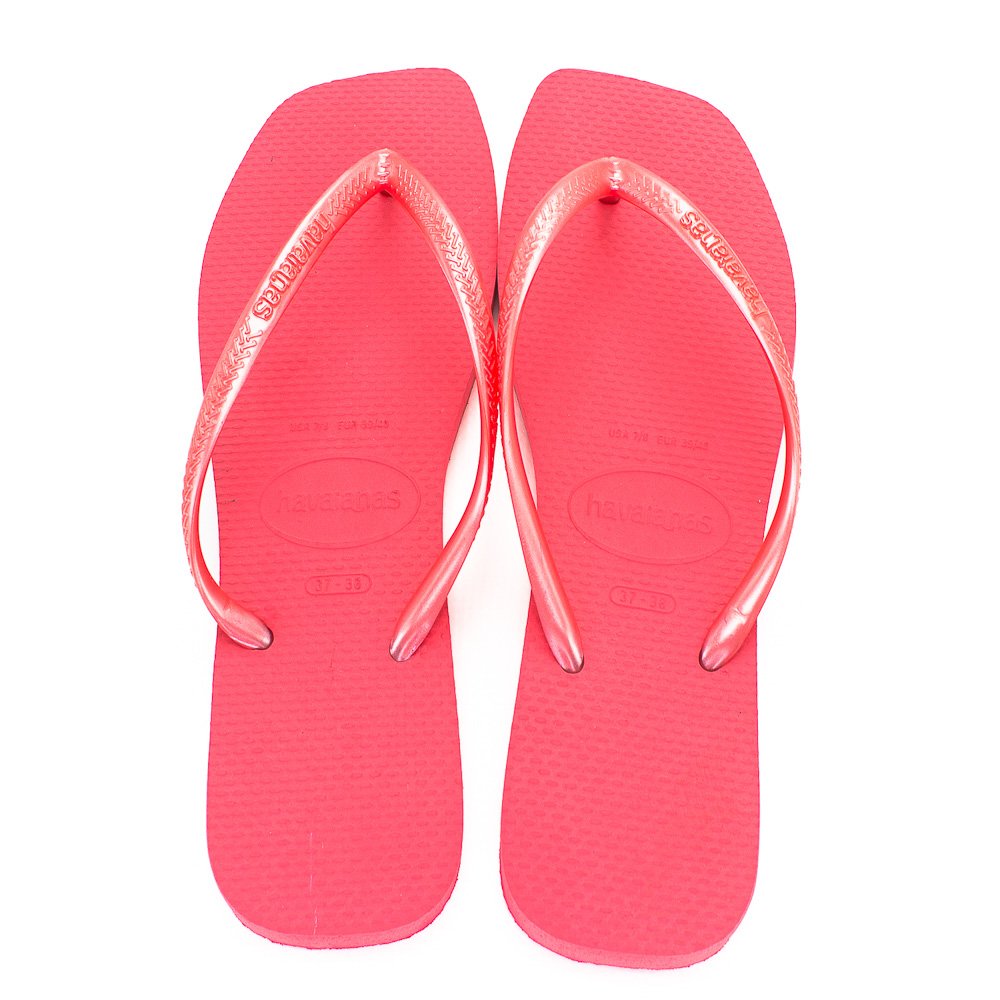 Chinelo Feminino Havaianas Slim Square - Rosa Rosa 3
