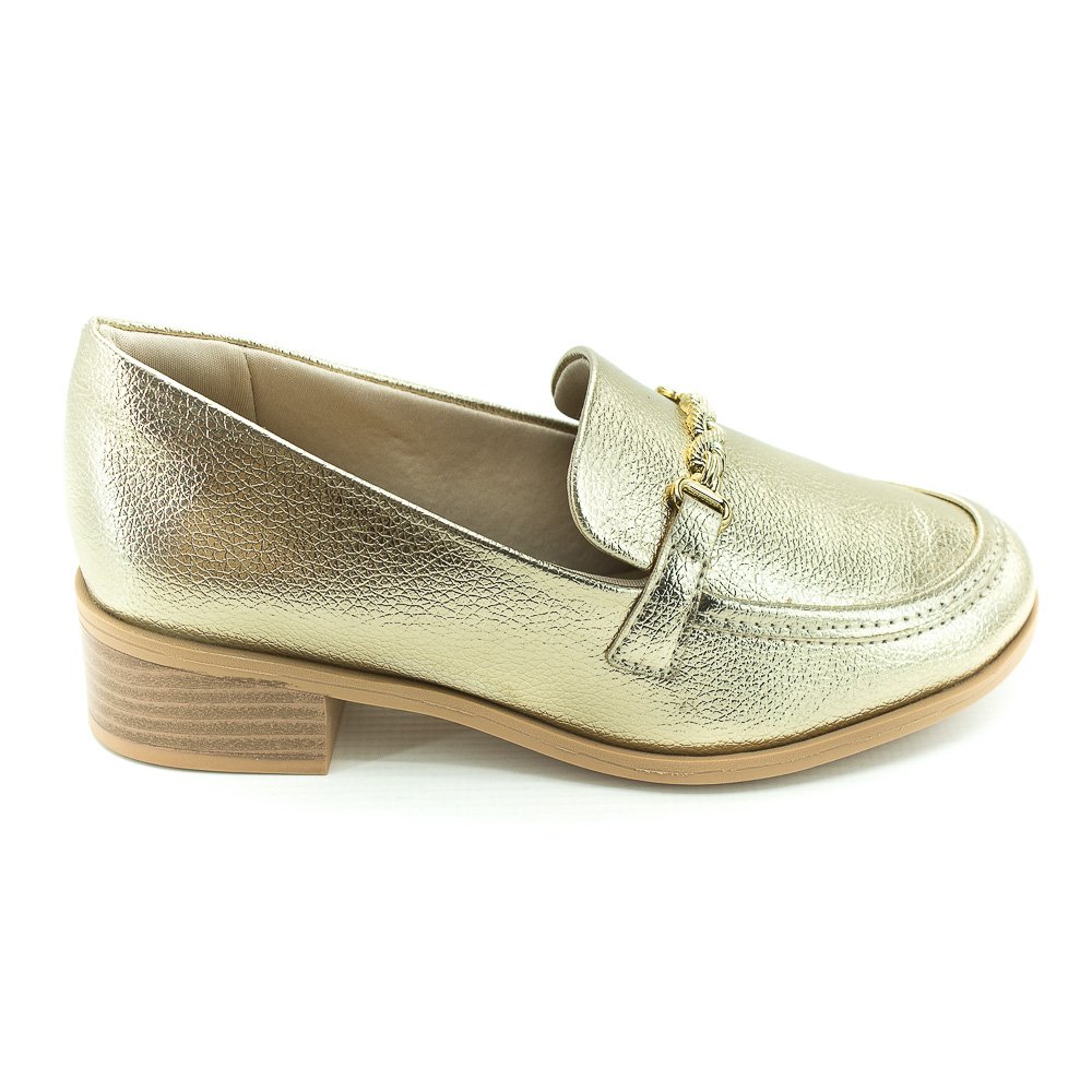 Mocassim Feminino Ramarim 24-16101 - Dourado